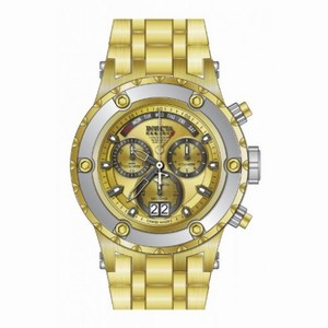 Invicta Subaqua Chronograph Champagne Dial Gold-plated Men's Watch 80489