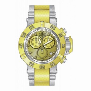 Invicta Subaqua Chronograph Gold and Silver Dial Two-tone Men's Watch 15949