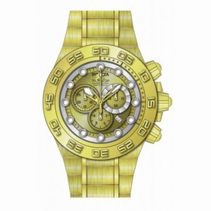 Invicta Subaqua Chronograph Gold Dial Gold-tone Men's Watch 14737