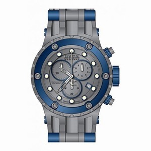 Invicta Subaqua Chronograph Grey Dial Grey Polyurethane Men's Watch 17215