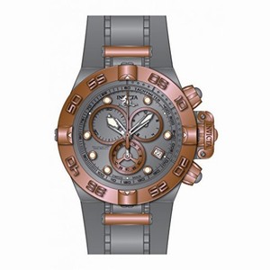Invicta Subaqua Chronograph Grey Dial Grey Rubber Men's Watch 17209