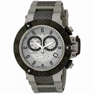 Invicta Subaqua Chronograph Grey Dial Grey Silicone Men's Watch 17214
