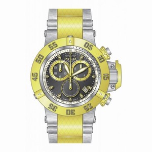 Invicta Subaqua Chronograph Gunmetal and Silver Dial Two-tone Men's Watch 15948