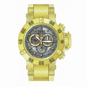 Invicta Subaqua  Chronograph Platinum Dial Yellow Gold-plated Men's Watch 80527