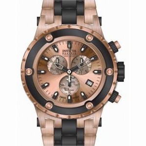 Invicta Subaqua Chronograph Rose Dial Rose Gold Ion-plated Men's Watch 80513