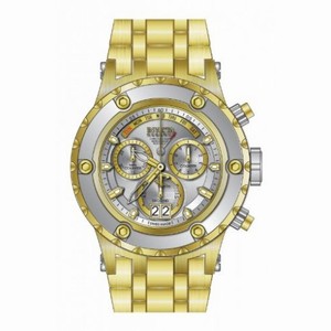Invicta Subaqua Chronograph Silver Dial Gold-plated Men's Wartch 80486