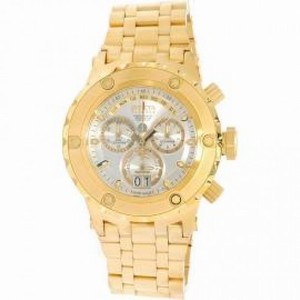 Invicta Subaqua Chronograph Silver-tone Dial Gold-tone PVD Stainless Steel Men's Watch 14471
