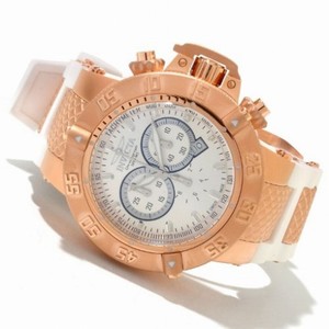 Invicta Subaqua Chronograph White Dial Rose Gold-Tone Men's Watch 11831