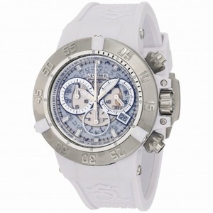 Invicta Subaqua Chronograph White Rubber Ladies Watch 0939
