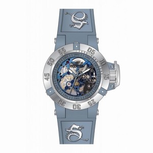 Invicta Subaqua Grey Skeleton Grey Silicone Ladies Watch 17131