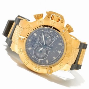 Invicta Subaqua III Chronograph Grey Dial Grey Polyurethane Rubber Men's Watch 11834