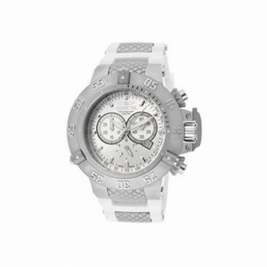 Invicta Subaqua III Swiss Chronograph White Dial Stainless Steel Men's Watch 1384