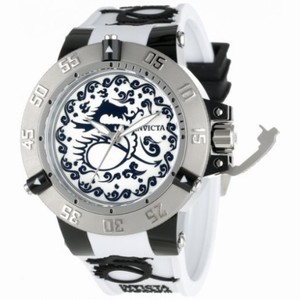 Invicta Subaqua III White Rubber Quartz Men's Watch 11539