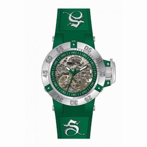 Invicta Subaqua Mechanical Green Skeleton Dial Green Silicone Ladies Watch 16782