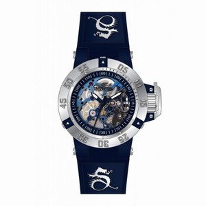 Invicta Subaqua Mechanical Navy Skeleton Navy Silicone Ladies Watch 17135