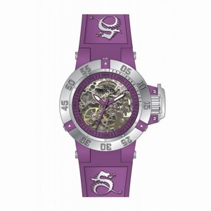 Invicta Subaqua Mechanical Purple Skeleton Dial Purple Silicone Ladies Watch 16783