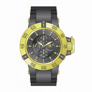 Invicta Subaqua Multi-Function Dark Grey Dial Gunmetal Polyurethane Men's Watch 17124
