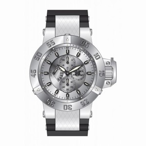 Invicta Subaqua Multi-Function Silver Dial Black Polyurethane Men's Watch 17113