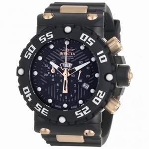 Invicta Subaqua Nitro 18k Rose Gold Plated Chronograph Men's Watch 0655