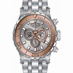 Invicta Subaqua Noma Chronograph Silver Dial Stainless Steel Men's Watch 14034
