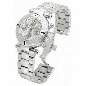 Invicta Subaqua Noma I Valjoux Chronograph Silver-tone Dial Stainless Steel Men's Watch 10488