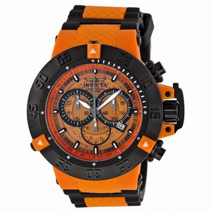 Invicta Subaqua Noma III Anatomic Chronograph Orange Men's Watch 0936