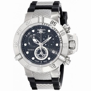 Invicta Subaqua Noma III Chronograph Black Dial Black Silicone & Stainless Steel Men's Watch 14941