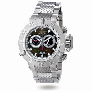 Invicta Subaqua Noma III Chronograph Mother Of Pearl Dial Stainless Steel Men's Watch 4574