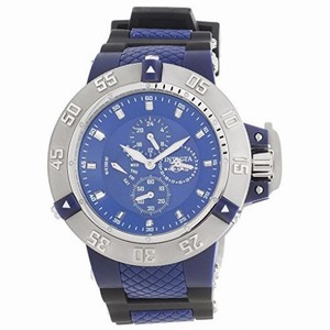 Invicta  Subaqua Noma III Multi-Function Blue Dial Black Rubber with Blue Pastic Men's Watch 17114