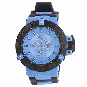 Invicta  Subaqua Noma III Multi-Function Blue Dial Black Rubber with Blue Pastic Men's Watch 17118
