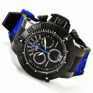 Invicta Subaqua Noma III Swiss Chronograph Black Dial Black PVD Men's Watch 10186