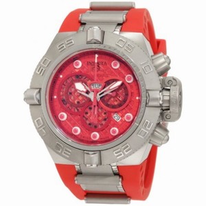 Invicta Subaqua Noma IV Swiss Chronograph Red Dial Stainless SteelMen's Watch 1387