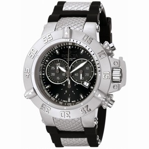 Invicta Subaqua Noma Swiss Chronograph Black Dial Stainless Steel Men's Watch 1380