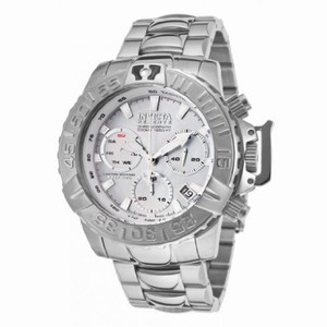 Invicta Subaqua Reserve Chronograph Mother of Pearl Dial Stainless Steel Men's Watch 15095