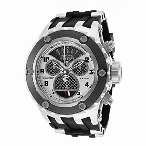 Invicta Subaqua Reserve Chronograph Silver Dial Black Polyurethane Men's Watch 16313