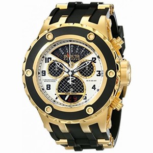Invicta Subaqua Silver Dial Black Polyurethane Men's Watch 16314