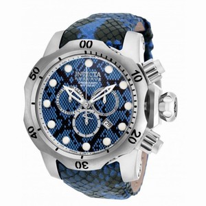 Invicta Venom Black and Blue Dial Men's Chronograph Watch 19002