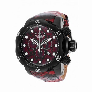 Invicta Venom Black and Red Dial Men's Chronograph Watch 19004