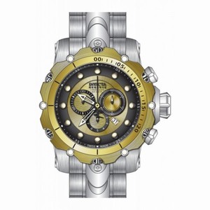 Invicta Venom Chronograph Black and Gold Dial Stainless Steel Men's Watch 14400
