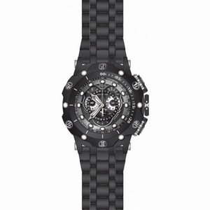 Invicta Venom Chronograph Black and Silver Dial Black Ion-plated Men's Watch 20421