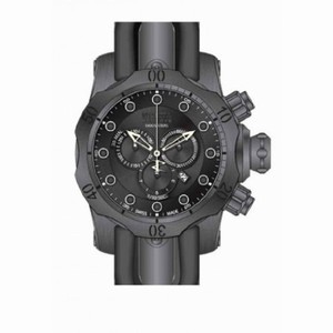 Invicta Venom Chronograph Black Dial Black PVD Men's Watch 11962