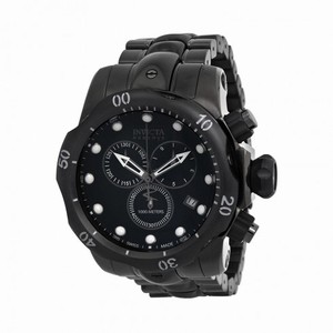 Invicta Venom Chronograph Black Dial Gunmetal Ion-plated Men's Watch 5729