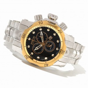 Invicta Venom Chronograph Black Dial Stainless Steel Men's Watch 10799