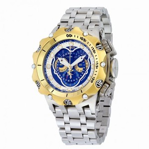 Invicta Venom Chronograph Blue Dial Stainless Steel Men's Watch 16808