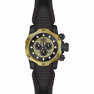 Invicta Venom Chronograph Gold and Black Dial Men's Watch 20444