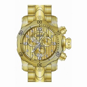 Invicta Venom Chronograph Gold Dial Gold-plated Stainless Steel Men's Watch17633