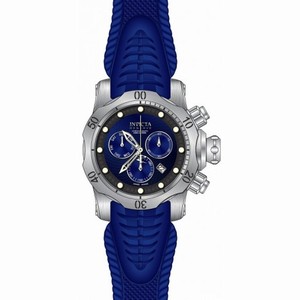 Invicta Venom Chronograph Navy Dial Navy Silicone Men's Watch 19010
