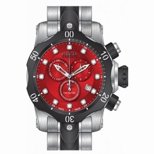Invicta Venom Chronograph Red Dial Two-tone Men's Watch 80564
