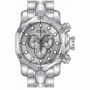 Invicta Venom Chronograph Silver Dial Stainless Steel Men's Watch 13879