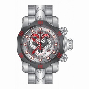 Invicta Venom Chronograph Silver Dial Stainless Steel Men's Watch 14466